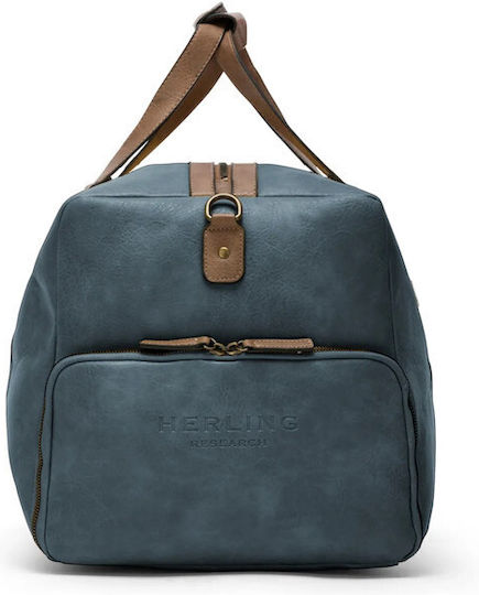 Herling Research Sack Voyage Blue made of Artificial Leather
