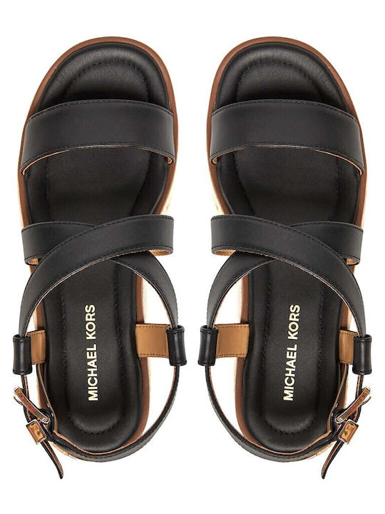 Lynn Women's Flat Sandals in Black Color