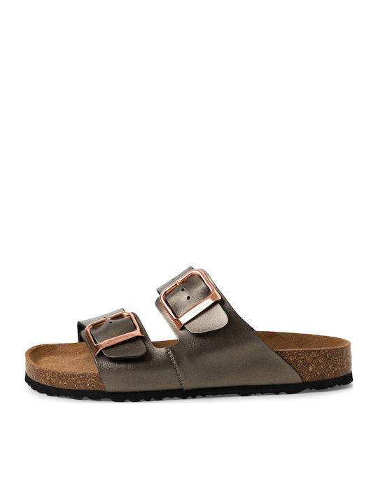 Women's Flat Sandals Rose Gold