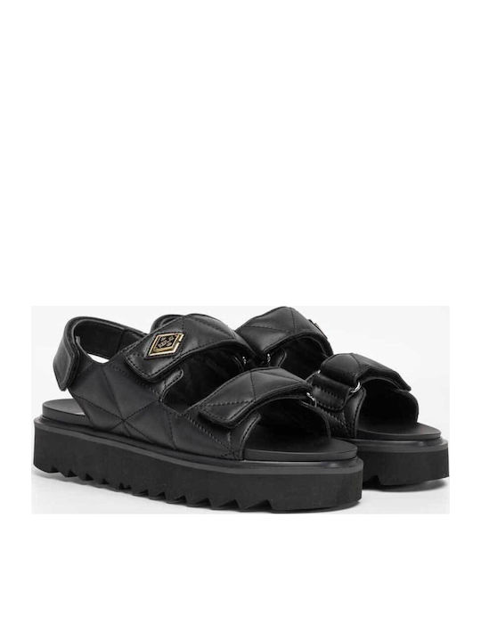 New Alicante Women's Flat Sandals in Black Color