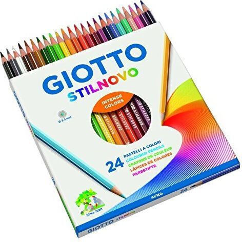 Giotto Stilnovo Intense Colors Комплект цветни моливи 24бр Пакет от 1 опаковки