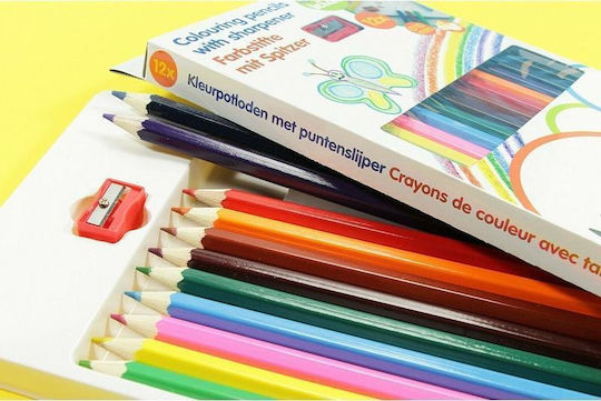 Topwrite Farbstift-Set mit Schaber 12Stück Packung von 1 Verpackungen