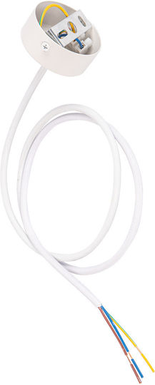 Power Supply Suspension Track Guide White 1-circuit