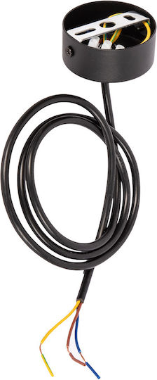 Power Supply Suspension Track Guide Black 1-circuit