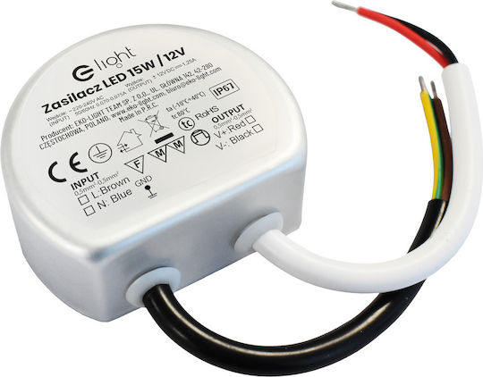 15w Ip65 Mounting Power Supply