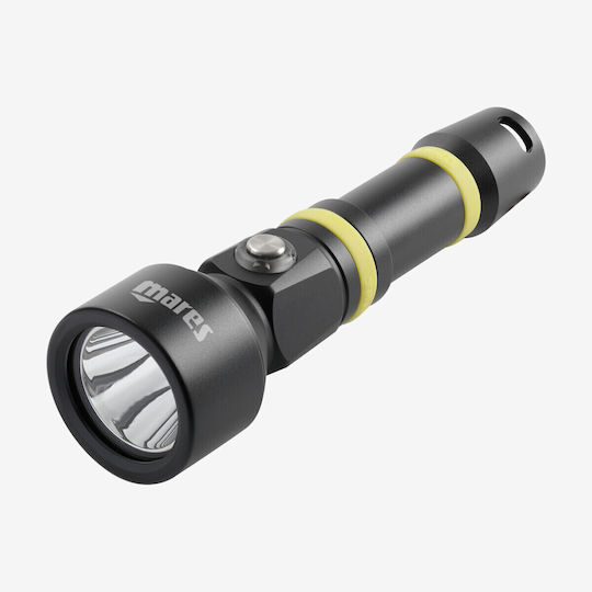 Mares Eos Diving Safety Light Rechargeable LED with Brightness 120 Lumens for Depth up to 150 meters