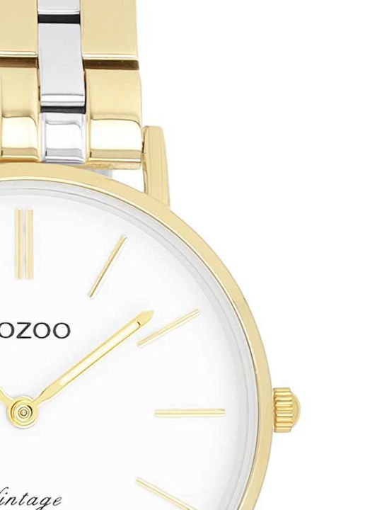 Oozoo Women's Watch with Gold Metal Bracelet