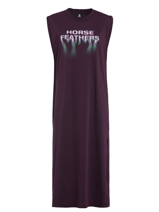 Summer Midi Dress Blackberry