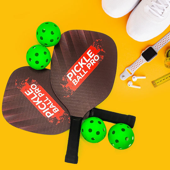 Pickleball Mad Monkey Racket Set Balls