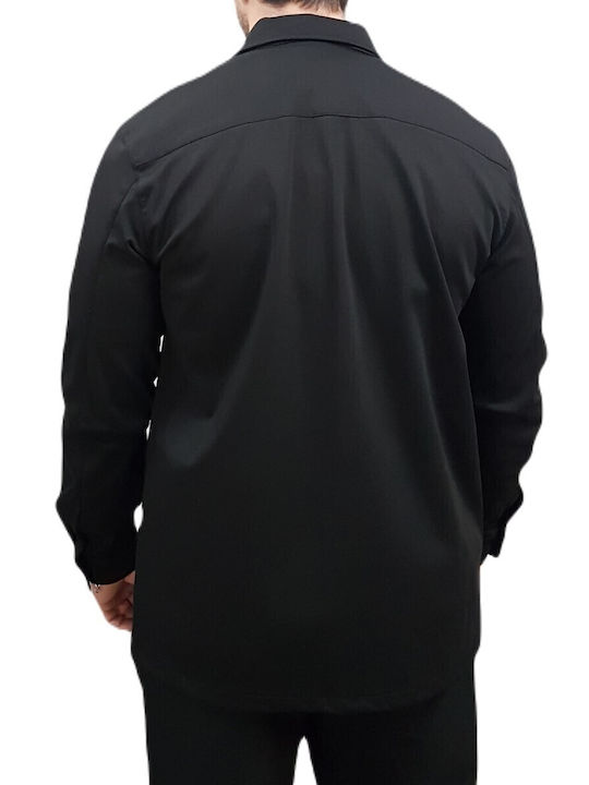 Μακρυμάνικo Overshirt Black 260-954