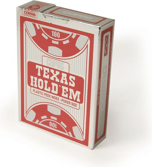 Cartamundi Playing Cards 1pcs Plastic for Poker Red