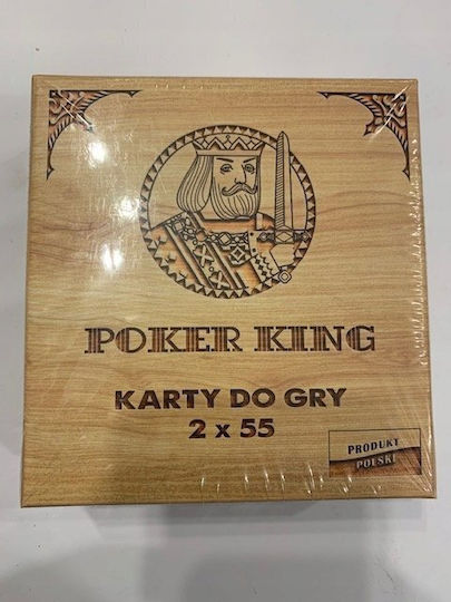 Playing Cards Poker King 2x55 Cartamundi