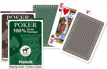 Piatnik Card Single Decks 'plastic Poker'