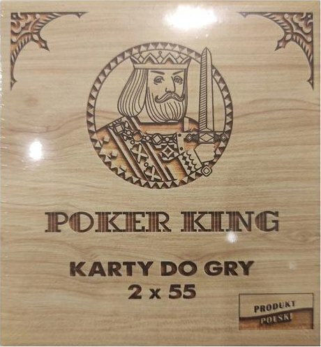 Playing Cards Poker King 2x55 Cartamundi