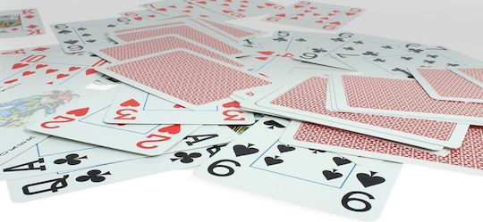 Cartamundi Copag Poker Pachet de cărți Plastifiată pentru Poker Roșie