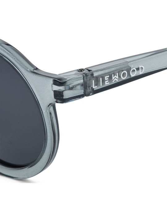 Liewood Ochelari De Soare Pentru Copii Rotunzi Cu Lentile Polarized Albastre