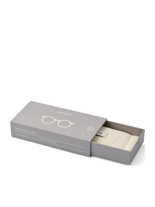 Liewood Ochelari De Soare Pentru Copii Rotunzi Cu Lentile Polarized Albastre