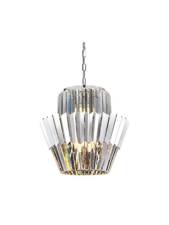 Eko Light Πολυέλαιος με Κρύσταλλα Χρυσός Eko Light Πολυέλαιος με Κρύσταλλα Χρυσός