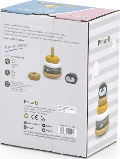 Viga Toys Παιχνίδι Πυραμίδα από Ξύλο για 18+ Μηνών