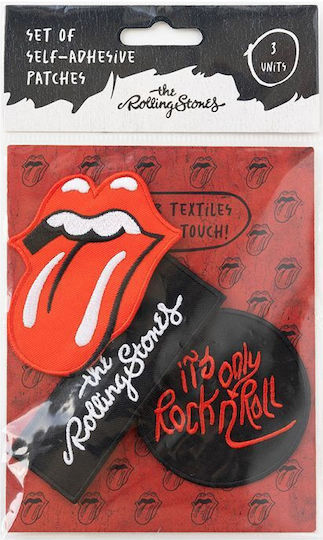 Σετ 3 Ραφτά Patches Rolling Stones