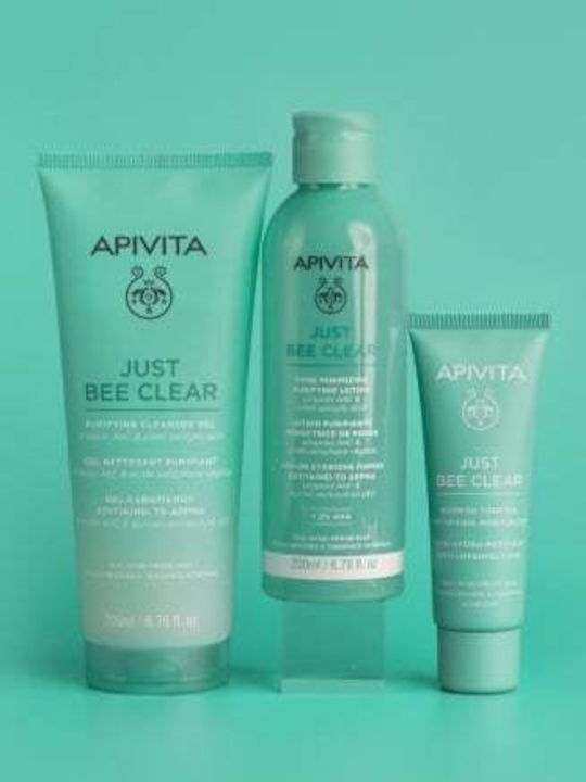 Apivita Routine Just Bee Clear Σετ Περιποίησης για Ενυδάτωση 3τμχ