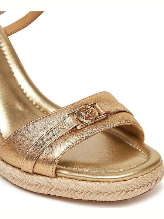 Mandy Wedge Women's Platform Shoes Gold
