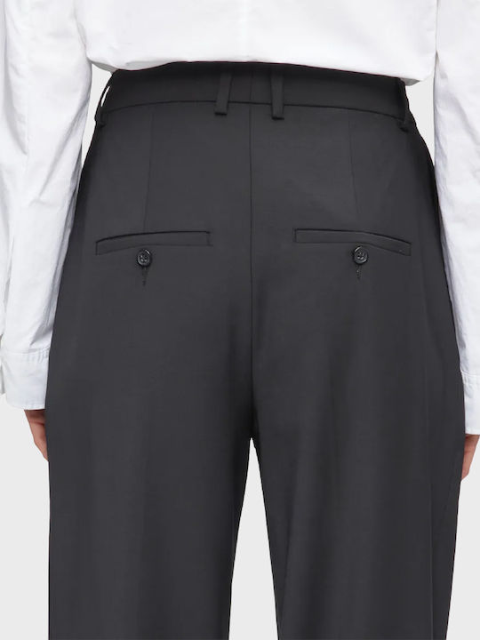 Damen Stoff Hose Black