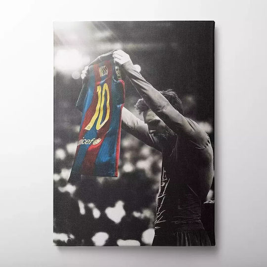 Canvas Painting Lionel Messi Knv1536 30cm X 40cm