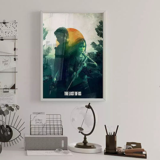 The Last Of Us Κάδρο Ξύλινο Μαύρο 30x40cm