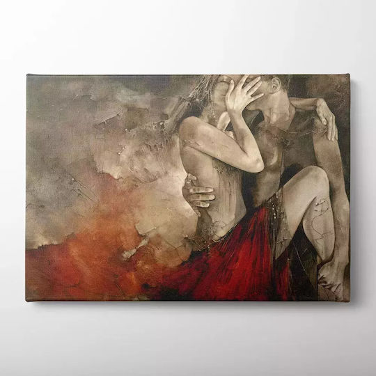 Canvas Painting Couple Knv540 65cm X 95cm