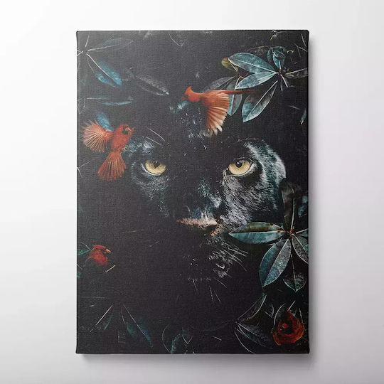 Panther on Canvas 40x65 cm