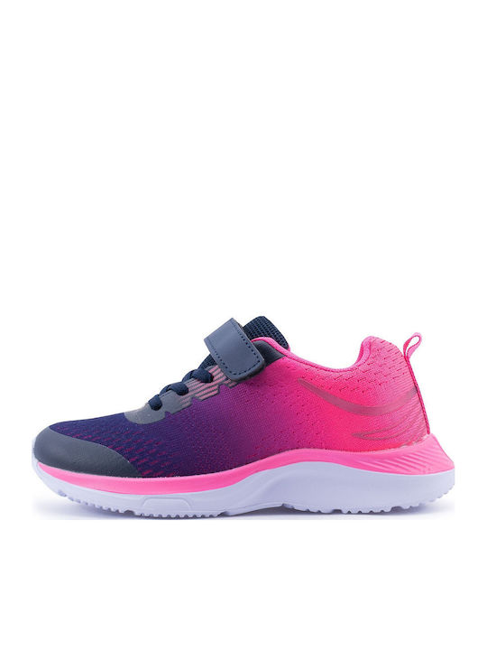 Παιδικά Sneakers με Σκρατς Φούξια