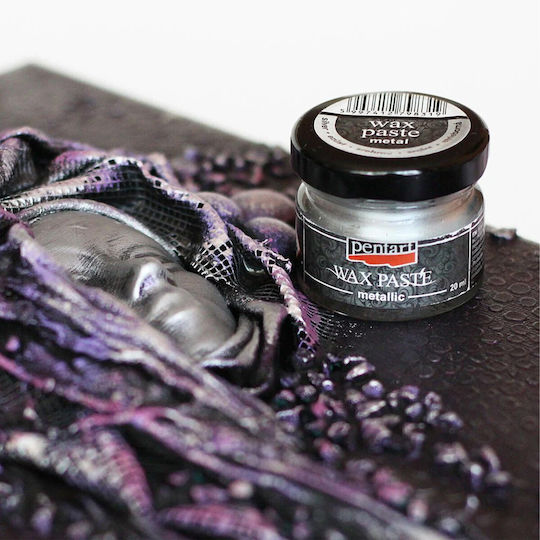 Pentart Metallic Wax Purple Shimmering Opaque Decorative 20ml