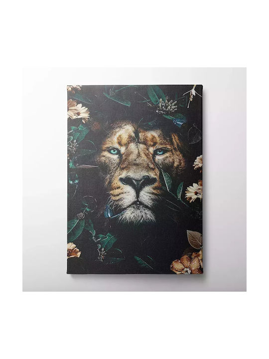 Canvas Painting Wild Lion Lux4 45cm X 65cm