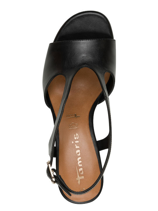 Leather Sandals Black