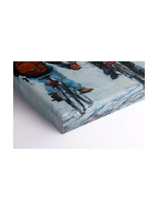 Πίνακας Κάμβα Ζευγάρι Ποδήλατα Knv372 65cm X 95cm