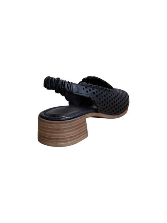Leather Sandals Anatomic Black