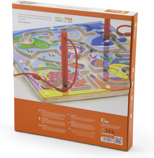 Viga Toys Λαβύρινθος από Ξύλο για 18+ Μηνών