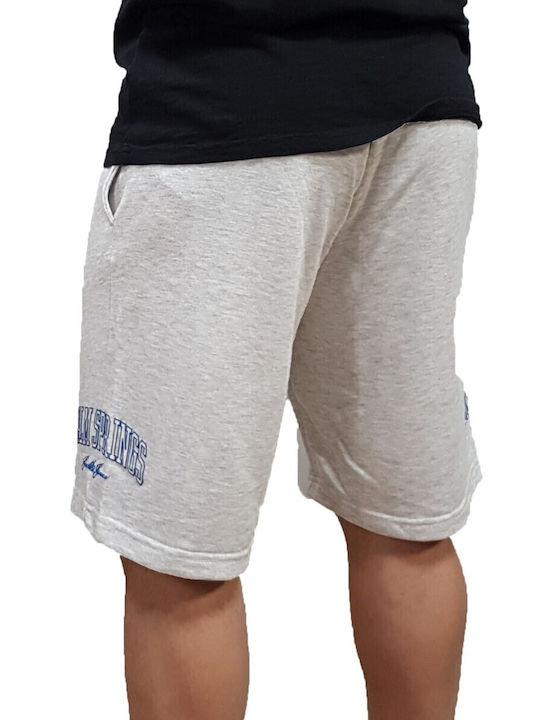 Jack & Jones Αθλητική Ανδρική Βερμούδα White Melange, Gray Melange