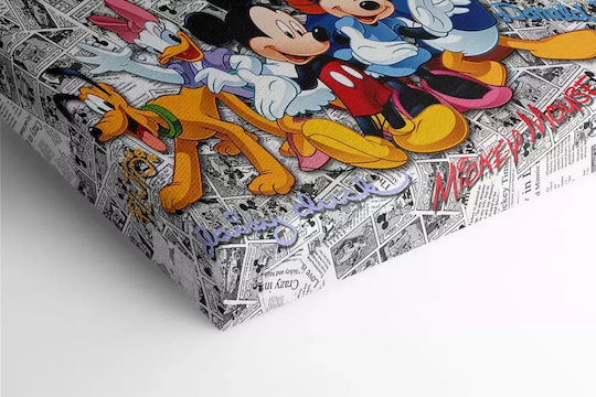 Παιδικός Πίνακας Mickey & Friends σε Καμβά 65x95εκ.