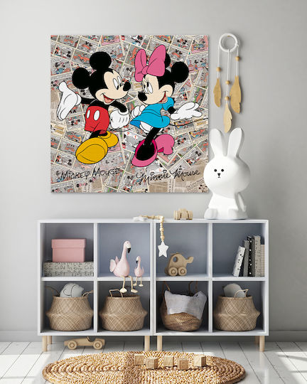 Детска Стена Mickey & Minnie 65x65бр