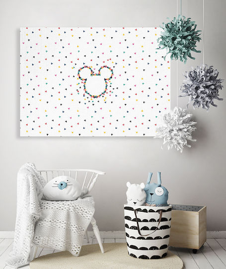 Kids Canvas Wall Painting Mickey 80x120cm