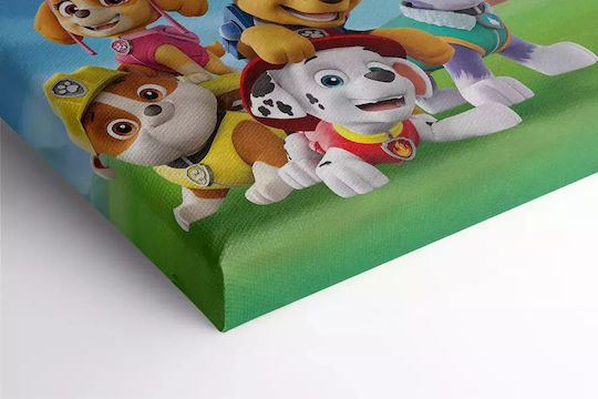 Kids Canvas Wall Painting Paw Patrol 40x40cm