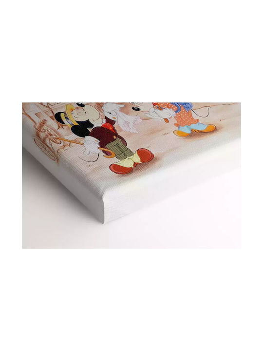 Kids Canvas Wall Painting Mickey & Minnie 45x65cm