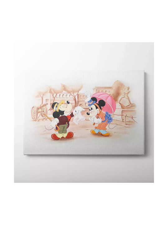 Παιδικός Πίνακας Mickey & Minnie 65x95εκ.
