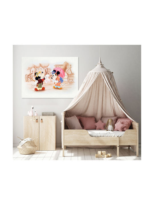 Kids Canvas Wall Painting Mickey & Minnie 45x65cm