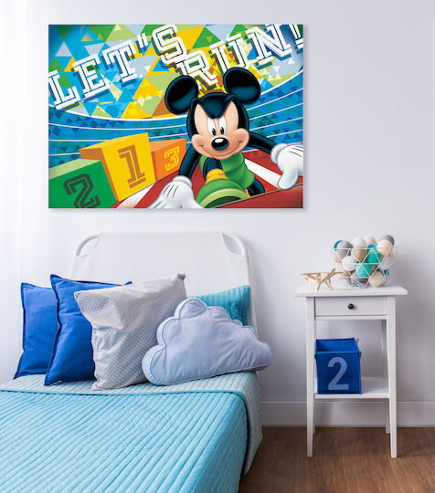 Kids Canvas Wall Painting Mickey 65x95cm