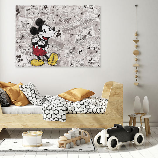 Kids Canvas Wall Painting Mickey 45x65cm