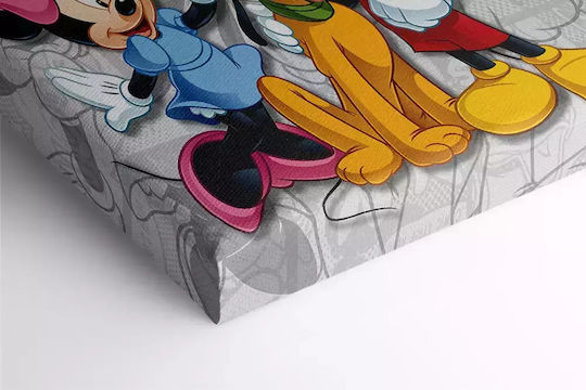Παιδικός Πίνακας Mickey & Friends σε Καμβά 45x65εκ.