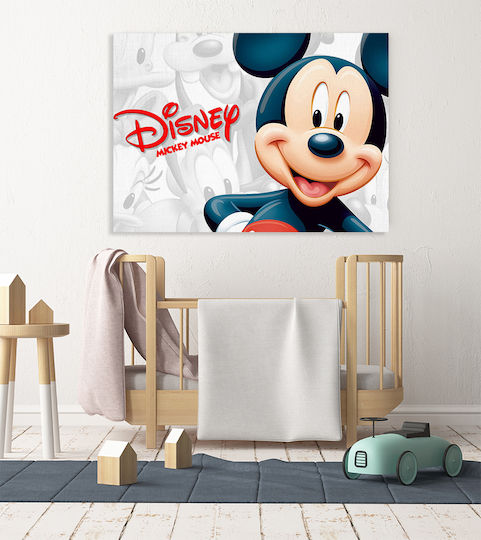 Παιδικός Πίνακας Mickey σε Καμβά 30x40εκ.